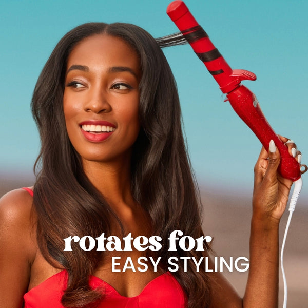 Beachwaver® B1.25 Red Glitter