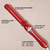 Beachwaver® B1.25 Red Glitter