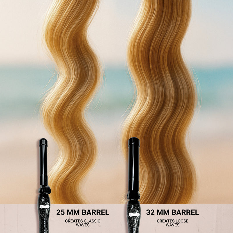 Beachwaver®B1 Black Glitter