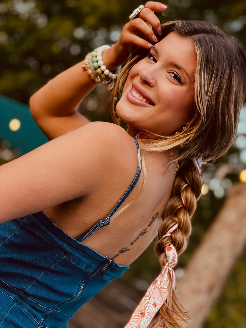 LAST CHANCE! Just Classically Cassidy Hair Scarf - Daisy Darling